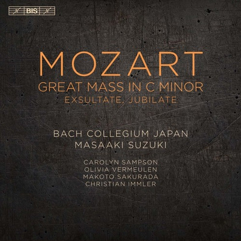 Mozart: Great Mass In C Minor - Mozart: Bach Collegium Japan Cd Album V210-2773107