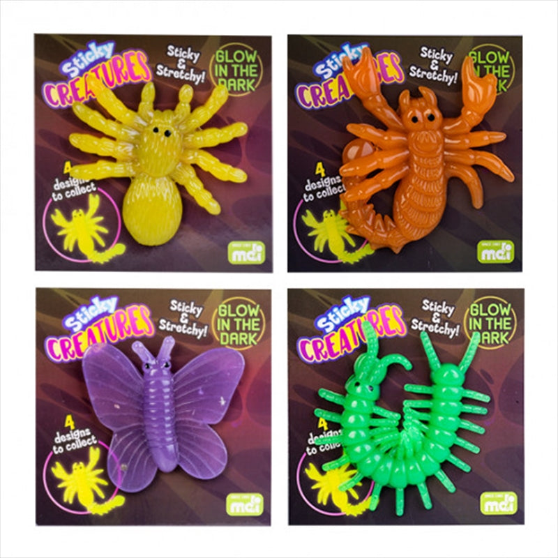 Glow in the Dark Sticky Creatures (SENT AT RANDOM) V210-2832955