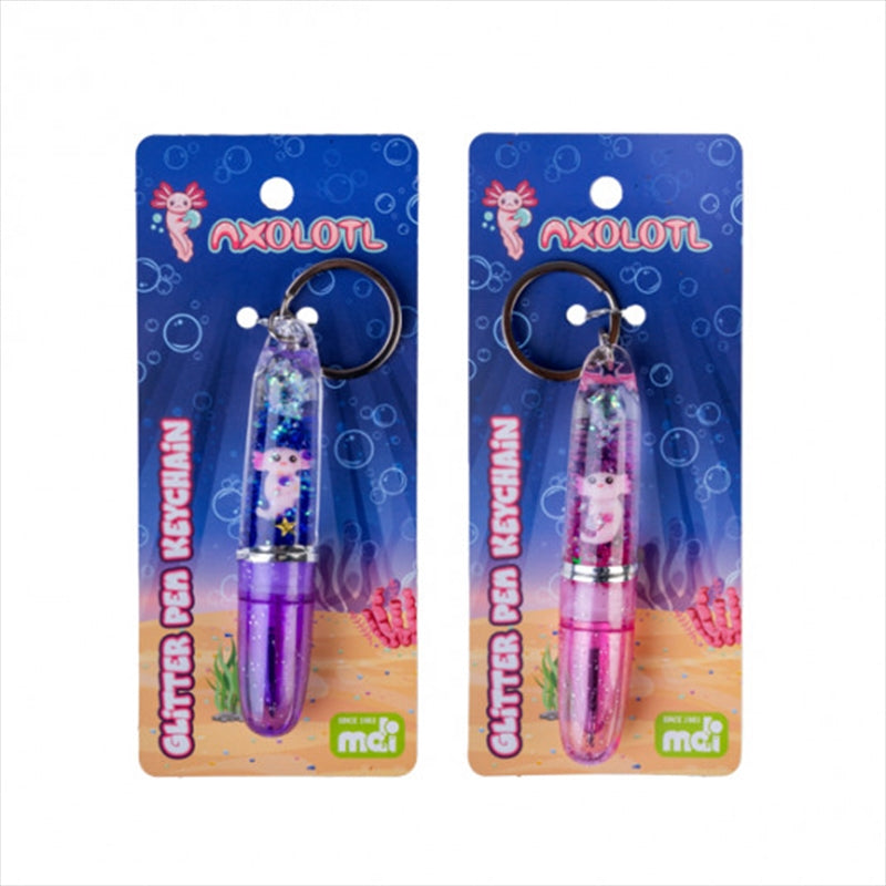 Glitter Ball Pen K/C Axolotl V210-3008935