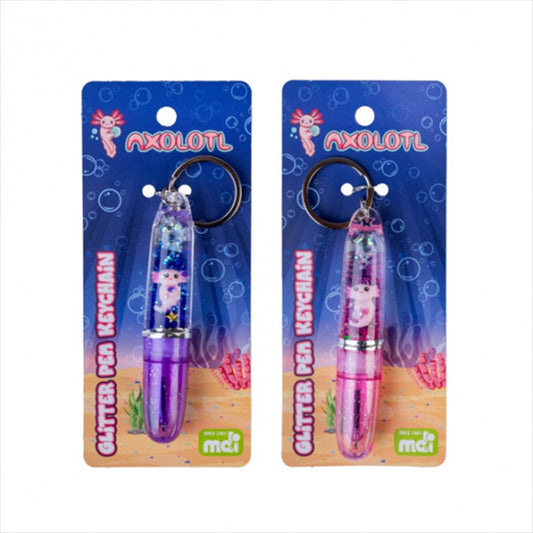 Glitter Ball Pen K/C Axolotl V210-3008935