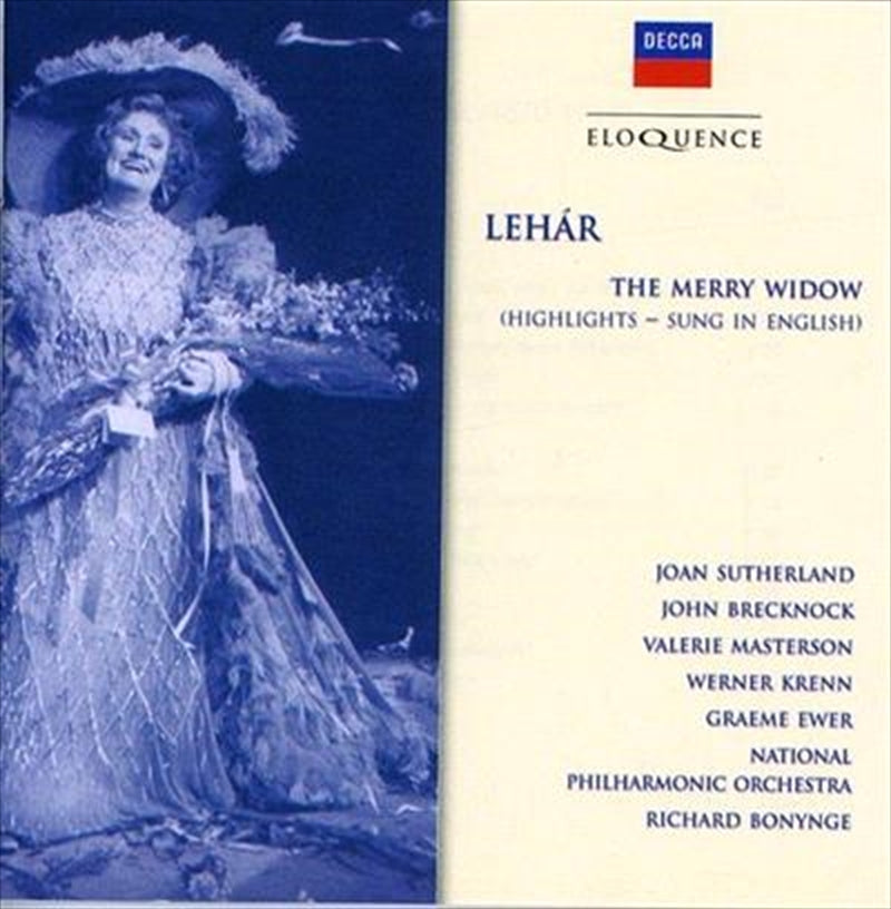 Merry Widow-Hlts/English - Lehar, Franz Cd Album V210-468463