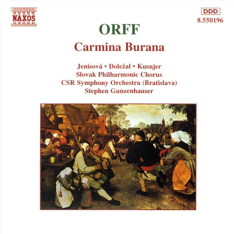 Orff:Carmina Burana - Slovak Philharmonic Orchestra Cd Album V210-497842