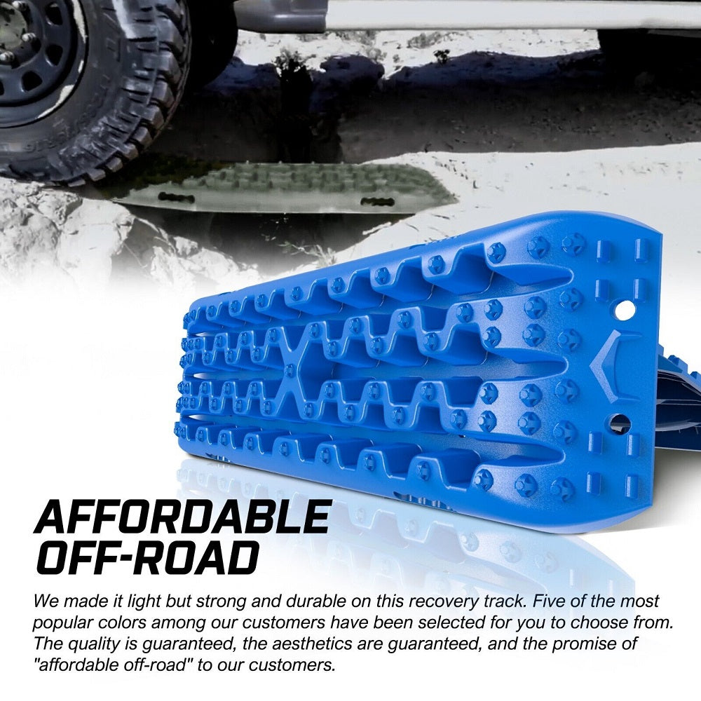 X-BULL Recovery tracks kit Boards 4WD strap mounting 4x4 Sand Snow Car qrange GEN3.0 6pcs blue V211-AU-RT008