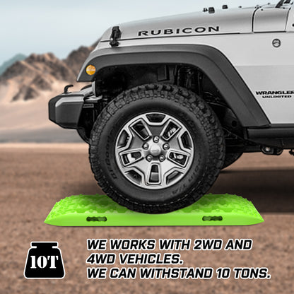X-BULL Recovery tracks kit Boards Sand Mud Trucks 6pcs strap mounting 4x4 Sand Snow Car green GEN3.0 V211-AU-RT017