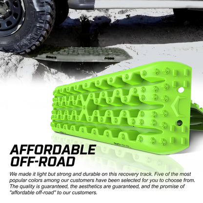 X-BULL Recovery tracks kit Boards Sand Mud Trucks 6pcs strap mounting 4x4 Sand Snow Car green GEN3.0 V211-AU-RT017
