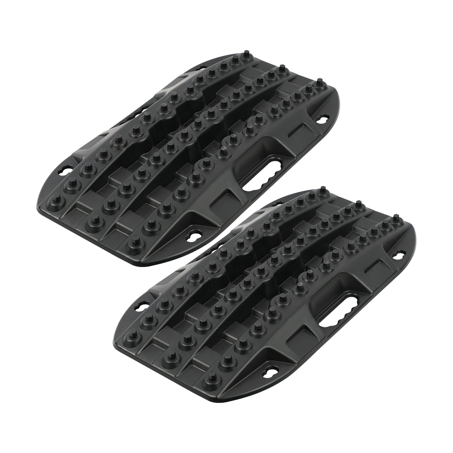 X-BULL Mini Recovery Tracks Traction Boards Sand Mud Snow 4WD 4x4 Vehicle 1 Pair Black V211-AU-SR001