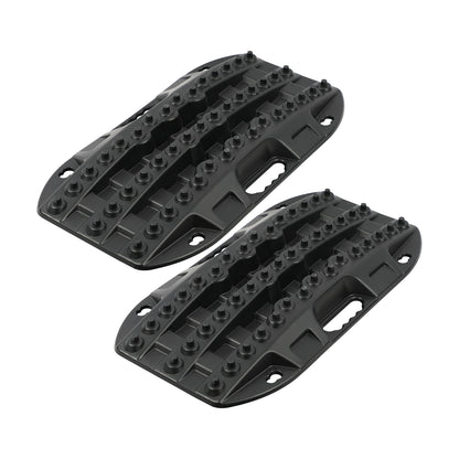 X-BULL Mini Recovery Tracks Traction Boards Sand Mud Snow 4WD 4x4 Vehicle 1 Pair Black V211-AU-SR001