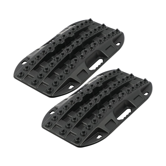 X-BULL Mini Recovery Tracks Traction Boards Sand Mud Snow 4WD 4x4 Vehicle 1 Pair Black V211-AU-SR001