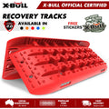 X-BULL KIT1 Recovery track Board Traction Sand trucks strap mounting 4x4 Sand Snow Car RED V211-AU-ST001