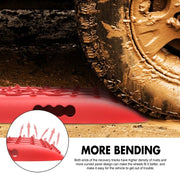 X-BULL KIT1 Recovery track Board Traction Sand trucks strap mounting 4x4 Sand Snow Car RED V211-AU-ST001