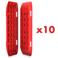 X-BULL 10 Pairs Recovery tracks Boards 10T / Sand tracks/ Mud tracks Gen 2.0 Red V211-AU-ST001X10
