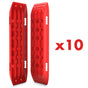 X-BULL 10 Pairs Recovery tracks Boards 10T / Sand tracks/ Mud tracks Gen 2.0 Red V211-AU-ST001X10