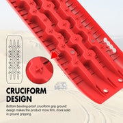 X-BULL 10 Pairs Recovery tracks Boards 10T / Sand tracks/ Mud tracks Gen 2.0 Red V211-AU-ST001X10