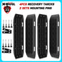 X-BULL Recovery tracks Boards 10T 2 Pairs/ Sand / Mud / Snow Mounting Bolts Pins Gen 2.0 -Black V211-AU-ST002XBP001-2