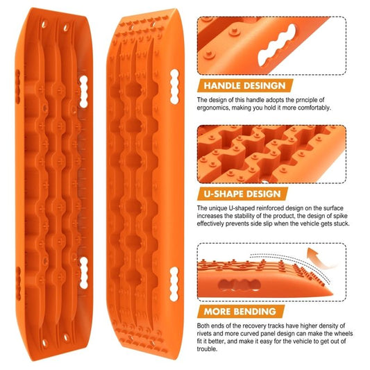 X-BULL KIT1 Recovery track Board Traction Sand trucks strap mounting 4x4 Sand Snow Car V211-AU-ST004