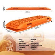 X-BULL KIT1 Recovery track Board Traction Sand trucks strap mounting 4x4 Sand Snow Car V211-AU-ST004