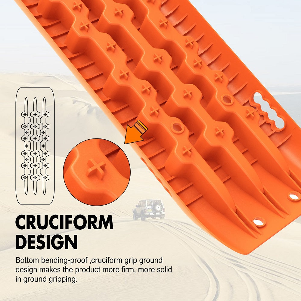 X-BULL Recovery Tracks Gen 2.0 10T Sand Mud Snow 2 Pairs Offroad 4WD 4x4 2PC 91CM V211-AU-ST004X2