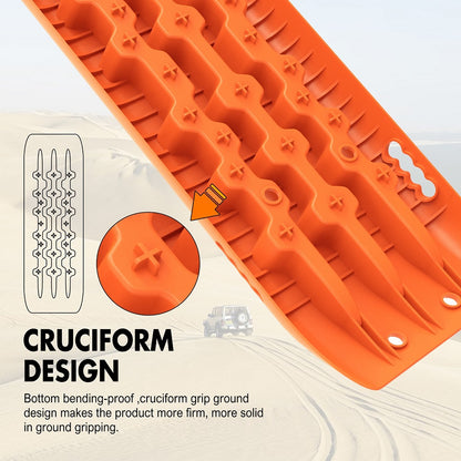 X-BULL Recovery Tracks Gen 2.0 10T Sand Mud Snow 2 Pairs Offroad 4WD 4x4 2PC 91CM V211-AU-ST004X2