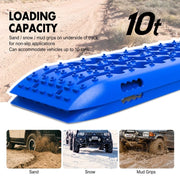 X-BULL KIT1 Recovery track Board Traction Sand trucks strap mounting 4x4 Sand Snow Car BLUE V211-AU-ST005