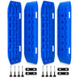 X-BULL 4X4 Recovery tracks 10T 2 Pairs/ Sand tracks/ Mud tracks/ Mounting Bolts Pins Gen 2.0 -Blue V211-AU-ST005XBP001-2