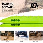 X-BULL Recovery Tracks Boards 10T 2PCS Truck Snow Mud 4WD Offroad Gen2.0 91cm Green V211-AU-ST006