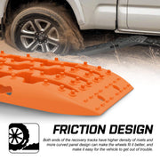 X-BULL 2PCS Recovery Tracks Snow Tracks Mud tracks 4WD With 4PC mounting bolts