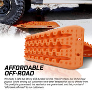 X-BULL 2PCS Recovery Tracks Snow Tracks Mud tracks 4WD With 4PC mounting bolts