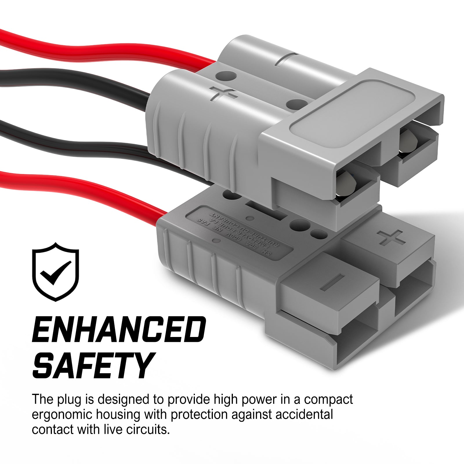 10x Anderson Plug Anderson Style Plug Connectors 50AMP 6AWG 12-24V DC Power Tool V211-AUEB-APP01