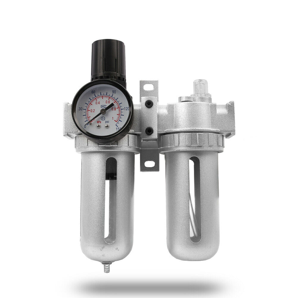 X-BULL Air Compressor Moisture Filter Water Trap Filter Regulator Mount Fitting V211-AUEB-AT002