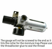X-BULL Air Compressor Moisture Filter Water Trap Filter Regulator Mount Fitting V211-AUEB-AT002