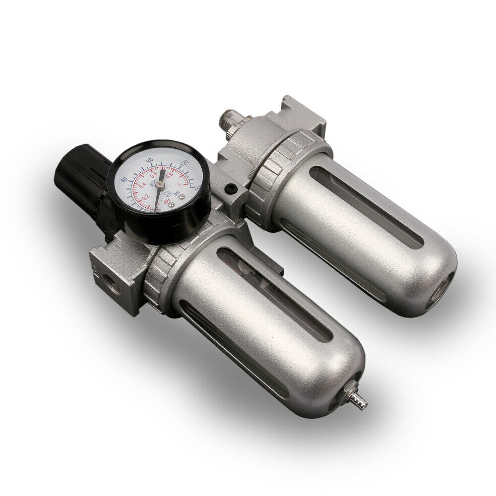 X-BULL Air Compressor Moisture Filter Water Trap Filter Regulator Mount Fitting V211-AUEB-AT002