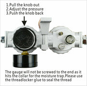 X-BULL Air Compressor Moisture Filter Water Trap Filter Regulator Mount Fitting V211-AUEB-AT002