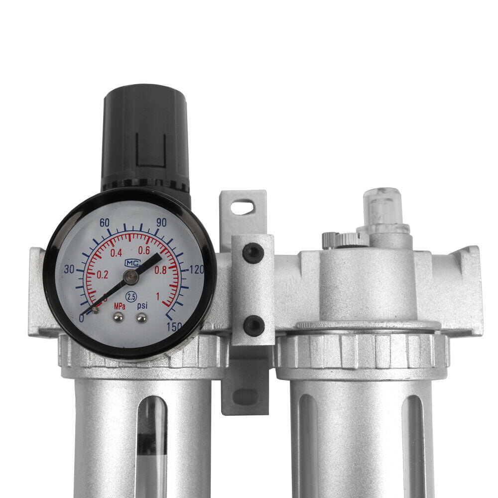 X-BULL Air Compressor Moisture Filter Water Trap Filter Regulator Mount Fitting V211-AUEB-AT002