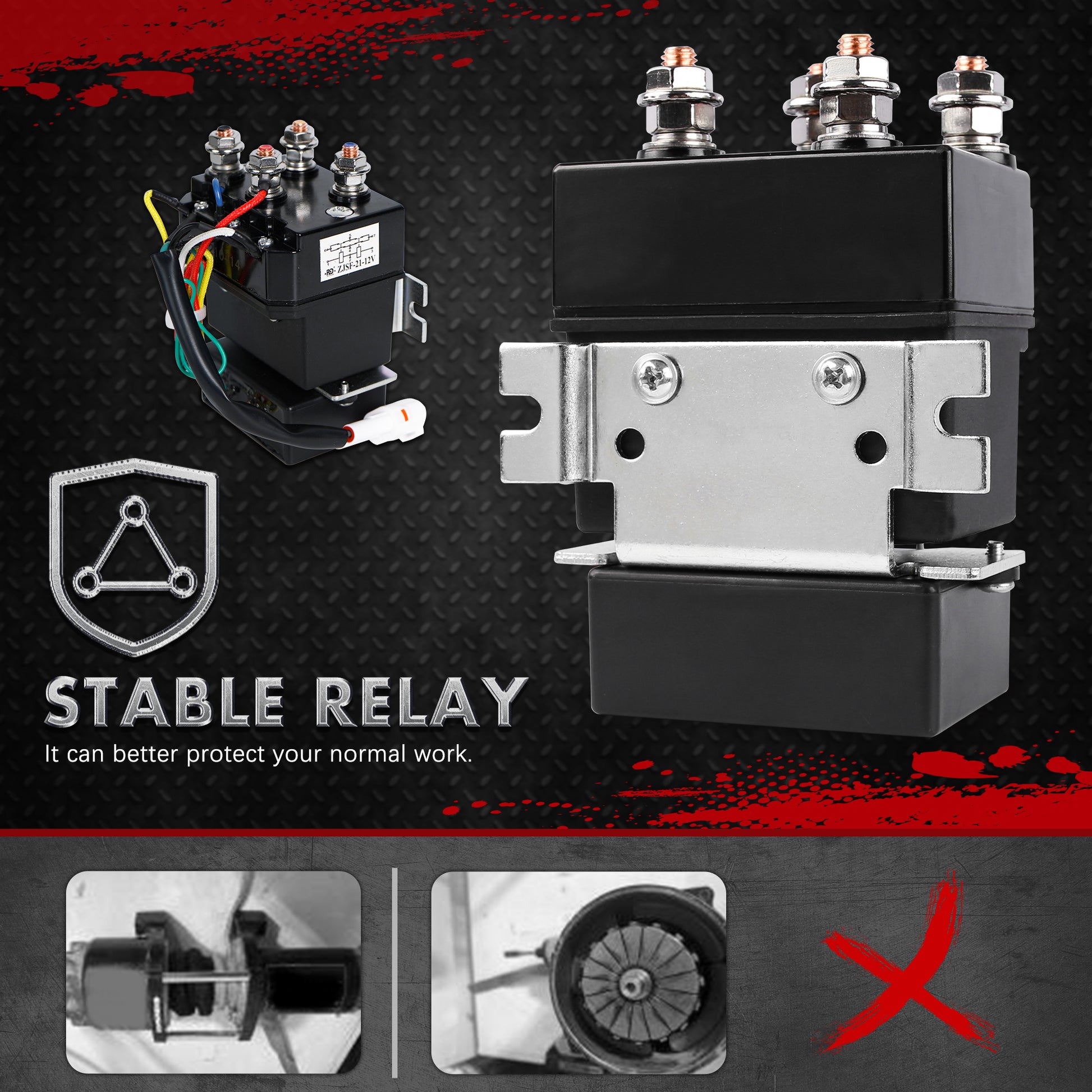 X-BULL Electric Winch 5000LBS 12V 15.2M Synthetic Rope Wireless ATV UTV 4WD Boat V211-AUEB-AXEW004