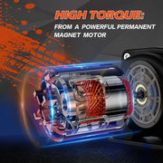 X-BULL 4500LB Electric Winch 12V Winch Boat Trailer ATV Steel Cable With 5.5MX13M Synthetic Rope Grey V211-AUEB-AXEW017XBSR002