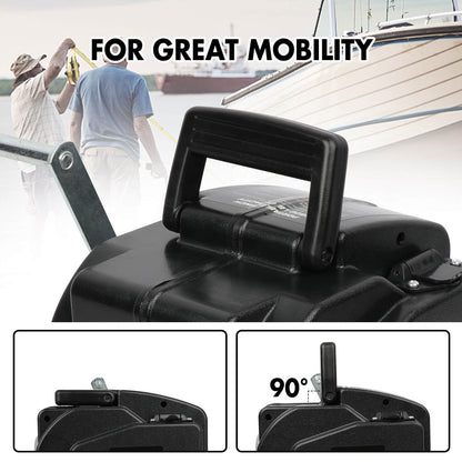 X-BULL Electric Boat Winch 12V 6500LBS Portable Detachable Steel Cable Marine Ship 3000KG 4WD V211-AUEB-BW001