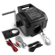X-BULL 5000LBS Electric Boat Winch 12V Portable Detachable Marine Ship Trailer Winch V211-AUEB-BW002
