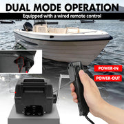 X-BULL 5000LBS Electric Boat Winch 12V Portable Detachable Marine Ship Trailer Winch V211-AUEB-BW002