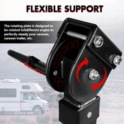 X-BULL Drop Down Legs 440MM- 560MM Trailer Steel Legs Caravan Corner 1200LBS Black V211-AUEB-CL001