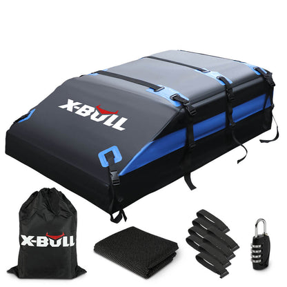 X-BULL Waterproof Car Roof Top Rack Carrier ravel Cargo Luggage Cube Bag Trave 425L V211-AUEB-CRB001