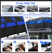 X-BULL Waterproof Car Roof Cargo Bag 595L Top Rack Carrier Luggage Storage Cube V211-AUEB-CRB002V