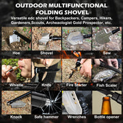 X-BULL Folding Shovel Outdoor Camping Survival Tools Multifunction Military V211-AUEB-FS001