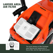X-BULL Chainsaw Petrol Commercial 62cc 20" Bar E-Start Tree Pruning Top Handle V211-AUEB-HGT010