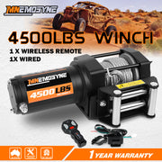12V Electric Winch 4500LBS Winch Steel Cable Trailer Towing Remote ATV UTV V211-AUEB-MNEW001