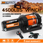 Electric Winch 4500lb Winch Synthetic Rope Wireless Towing Trailer ATV UTV V211-AUEB-MNEW002