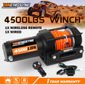 Electric Winch 4500lbs Winch Synthetic Rope Wireless Towing Trailer ATV Winch UTV Winch 4WD V211-AUEB-MNEW002S