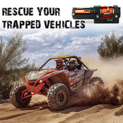Electric Winch 4500lbs Winch Synthetic Rope Wireless Towing Trailer ATV Winch UTV Winch 4WD V211-AUEB-MNEW002S
