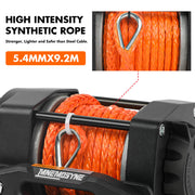 Electric Winch 4500lbs Winch Synthetic Rope Wireless Towing Trailer ATV Winch UTV Winch 4WD V211-AUEB-MNEW002S