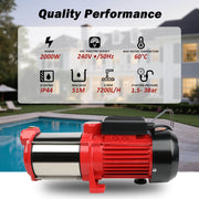 ETOSHA 2000W Garden Water Pump High Pressure 4-Stage Tank Farm Irrigation Pump V211-AUEB-PUMP001WPC002