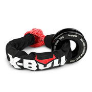 X-BULL Recovery Ring Soft Shackle Kit Snatch Block Pulley Rope Snatch Ring 4WD V211-AUEB-SSR001